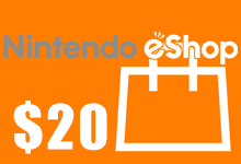$20 Nintendo eShop Digital Gift Card